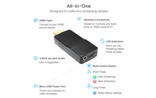 Load image into Gallery viewer, Yauhody YEW-2K Wireless HDMI Video Encoder for Live Streaming, 2K H.265 H.264 Encoder Liver on Youtube Facebook Twitch
