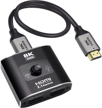 Load image into Gallery viewer, Yauhody 2 in 1 Out HDMI Switcher 8K@60Hz
