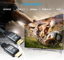 Lade das Bild in den Galerie-Viewer, Yauhody Y-HDMI-BGA Braided 8K HDMI Cable - 3Pack
