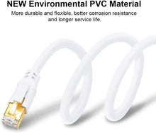 Load image into Gallery viewer, Yauhody Y-NC8-RW Round CAT8 Cable - White - 2Pack
