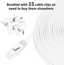 Load image into Gallery viewer, Yauhody Y-NC6-FW 6PK Flat CAT6 Cable-White - 6Pack
